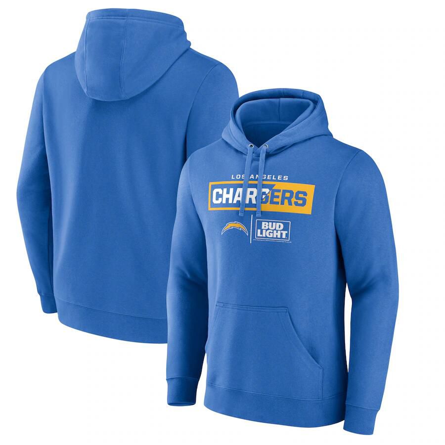 Men 2023 NFL Los Angeles Chargers blue Sweatshirt style 2->green bay packers->NFL Jersey